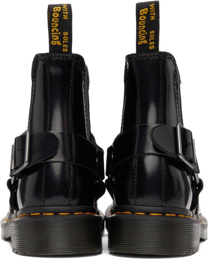 Dr. Martens Black Polished Wincox Chelsea Boots
