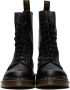 Dr. Martens Black Virginia Mid-Calf Boots - Thumbnail 2