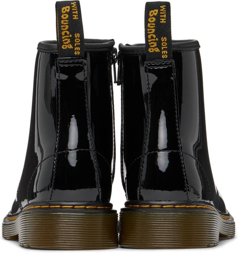 Dr. Martens Kids Black Patent 1460 Big Kids Boots