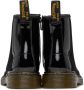 Dr. Martens Kids Black Patent 1460 Big Kids Boots - Thumbnail 2