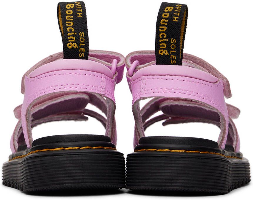 Dr. Martens Kids Pink Klaire Big Kids Sandals