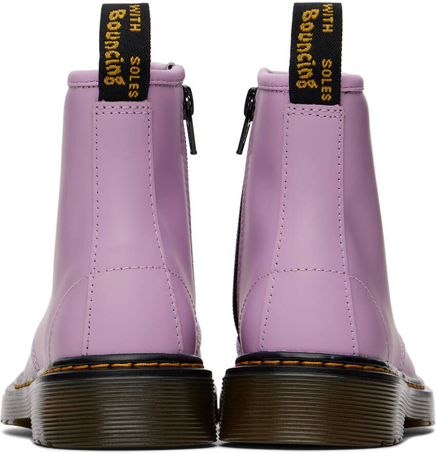 Dr. Martens Kids Purple 1460 Romario Big Kids Boots