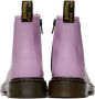 Dr. Martens Kids Purple 1460 Romario Big Kids Boots - Thumbnail 2