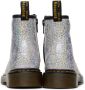 Dr. Martens Kids Silver 1460 Crinkle Big Kids Boots - Thumbnail 2