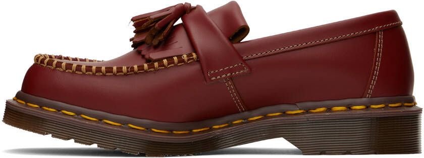 Dr. Martens Red Adrian Loafers