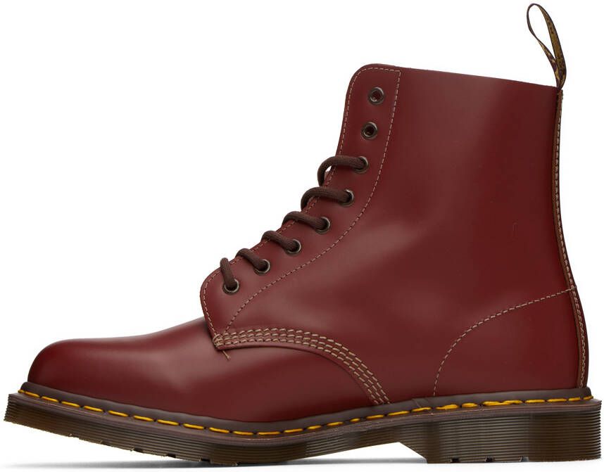 Dr. Martens Red 'Made In England' 1460 Vintage Boots
