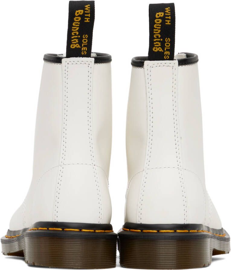 Dr. Martens White 1460 Ankle Boots