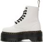 Dr. Martens White 1460 Pascal Max Boots - Thumbnail 3
