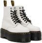 Dr. Martens White 1460 Pascal Max Boots - Thumbnail 4