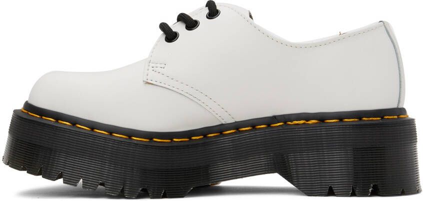 Dr. Martens White 1461 Quad Derbys