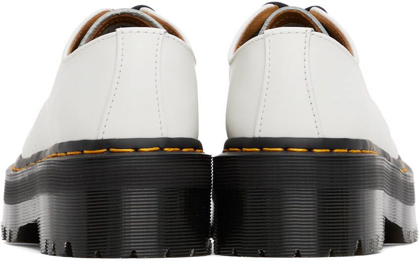 Dr. Martens White 1461 Quad Derbys