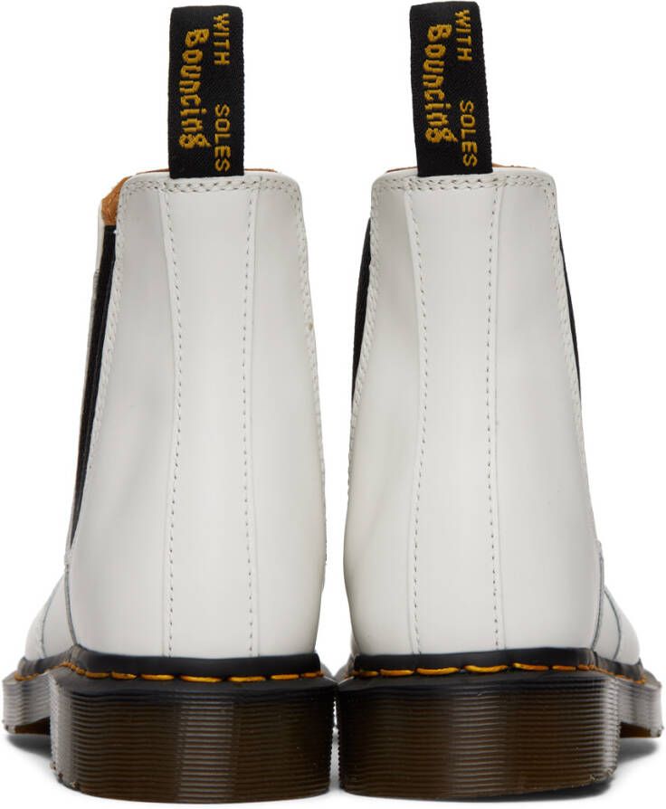Dr. Martens White 2976 Ankle Boots