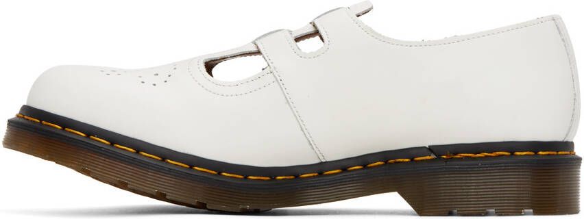 Dr. Martens White 8065 Mary Jane Oxfords