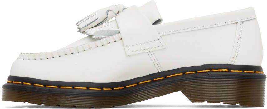 Dr. Martens White Adrian Loafers