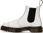 Dr. Martens White 'Made In England' 2976 Bex Chelsea Boots - Thumbnail 3