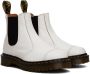 Dr. Martens White 'Made In England' 2976 Bex Chelsea Boots - Thumbnail 4