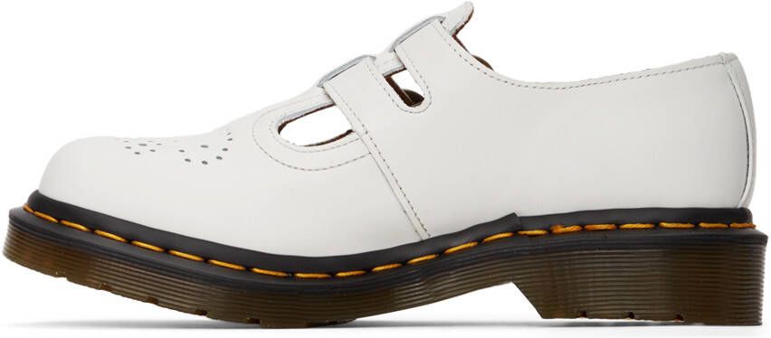 Dr. Martens White Smooth 8065 Mary Jane Oxfords