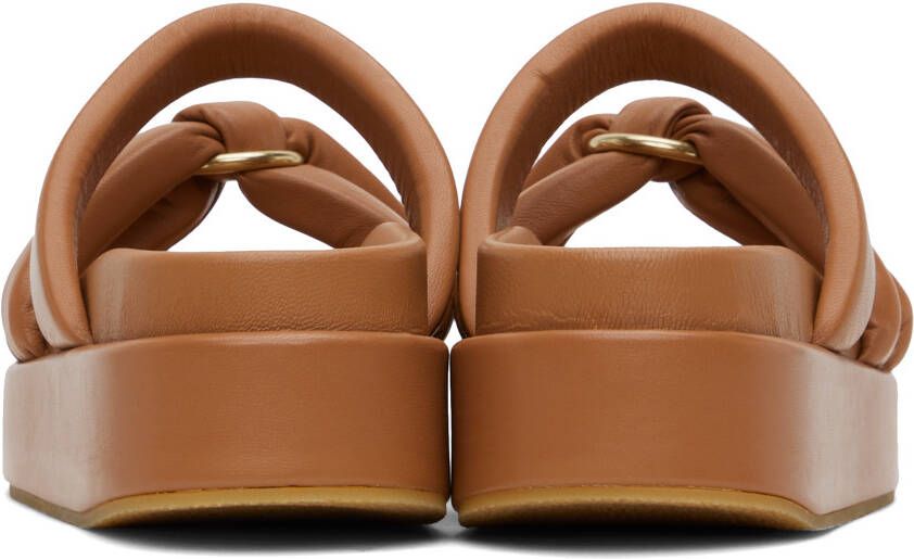 Dries Van Noten Beige O-Ring Sandals