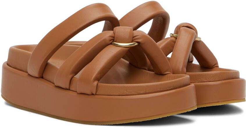 Dries Van Noten Beige O-Ring Sandals