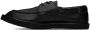 Dries Van Noten Black Leather Boat Shoes - Thumbnail 3