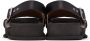 Dries Van Noten Black Leather Sandals - Thumbnail 2