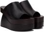 Dries Van Noten Black Platform Heeled Sandals - Thumbnail 4
