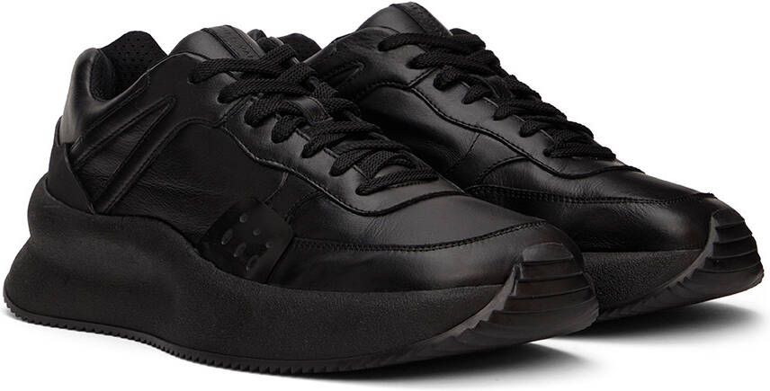 Dries Van Noten Black Platform Sneakers