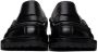 Dries Van Noten Black Polished Leather Loafers - Thumbnail 2
