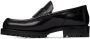 Dries Van Noten Black Polished Leather Loafers - Thumbnail 3