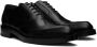 Dries Van Noten Black Topstitched Oxfords - Thumbnail 4