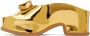 Dries Van Noten Gold Platform Clogs - Thumbnail 3