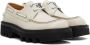 Dries Van Noten Gray Leather Boat Shoes - Thumbnail 4