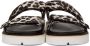 Dries Van Noten Grey & Black Cheetah Print Sandals - Thumbnail 2
