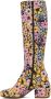 Dries Van Noten Multicolor Floral Boots - Thumbnail 3