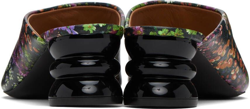 Dries Van Noten Multicolor Floral Heeled Sandals