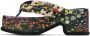 Dries Van Noten Multicolor Floral Platform Heeled Sandals - Thumbnail 3
