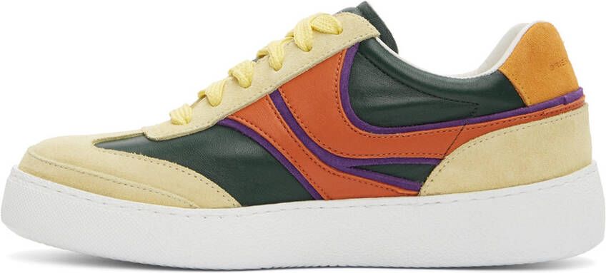 Dries Van Noten Multicolor Leather Sneakers