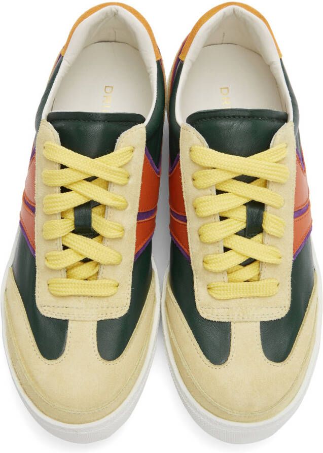 Dries Van Noten Multicolor Leather Sneakers