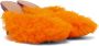 Dries Van Noten Orange Furry Heels - Thumbnail 4