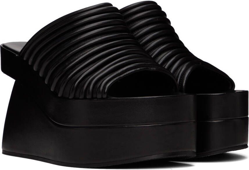 Dries Van Noten SSENSE Exclusive Black Heeled Sandals