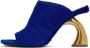 Dries Van Noten SSENSE Exclusive Blue Heeled Sandals - Thumbnail 3
