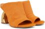 Dries Van Noten SSENSE Exclusive Orange Heeled Sandals - Thumbnail 4