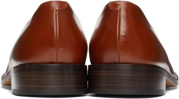 Dries Van Noten Tan Leather Loafers