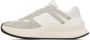 Dries Van Noten White & Gray Paneled Sneakers - Thumbnail 3