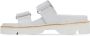 Dries Van Noten White Velcro Strap Sandals - Thumbnail 3