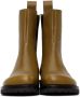 Dries Van Noten Yellow Leather Chelsea Boots - Thumbnail 2