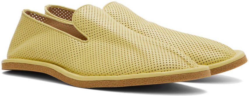 Dries Van Noten Yellow Leather loafers