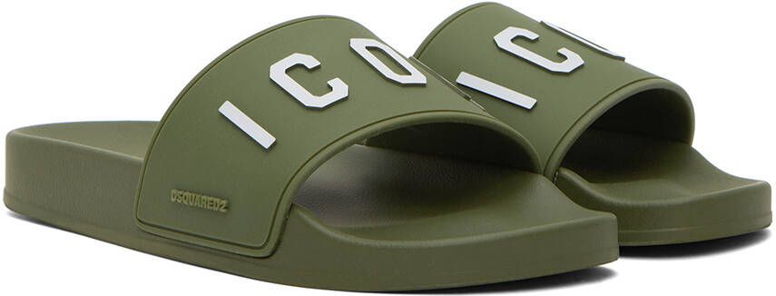 Dsquared2 Green Be Icon Slides