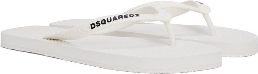 Dsquared2 White Foam Flip-Flops