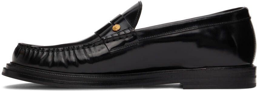 Dunhill Black Rivet Loafers